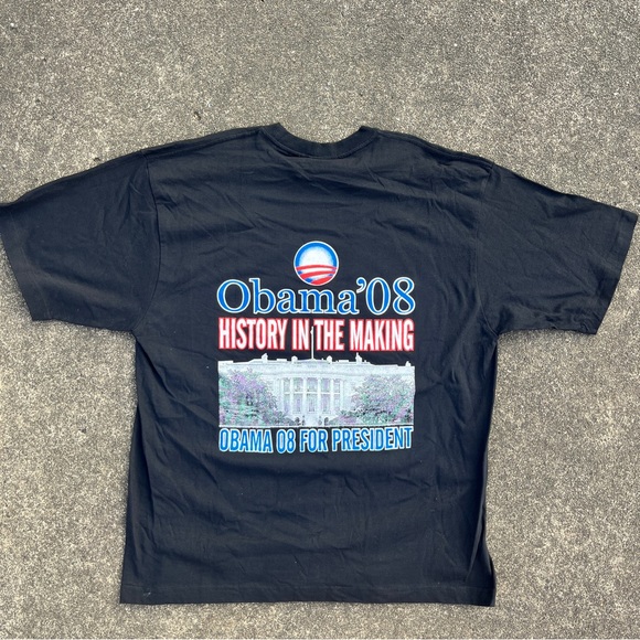 Black Barack Obama Joe Biden President Campaign T-shirt Size XL Used - Picture 4 of 5